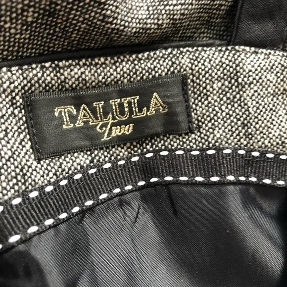 TALULA Aritzia Tweed Overall Jumper Wool Blend Dress size 2 - Picture 7 of 11